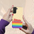 LGBTQ Pride Rainbow Custom Retro Name Galaxy Case