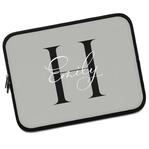 Monogram Name Laptop Sleeve