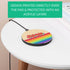 LGBTQ Pride Rainbow Custom Retro Name Wireless Charger Pad