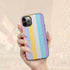 Pastel Rainbow Custom Name iPhone Case