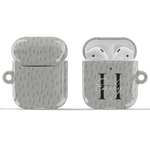 Monogram Personalized Dots AirPods Case