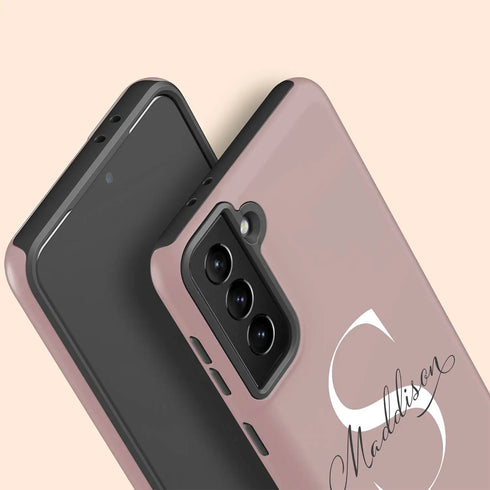 Monogram Personalized Light Solid Galaxy Case