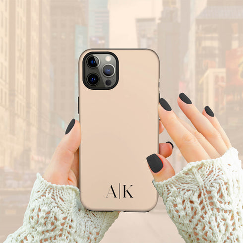 Custom Initials iPhone Case - Centered