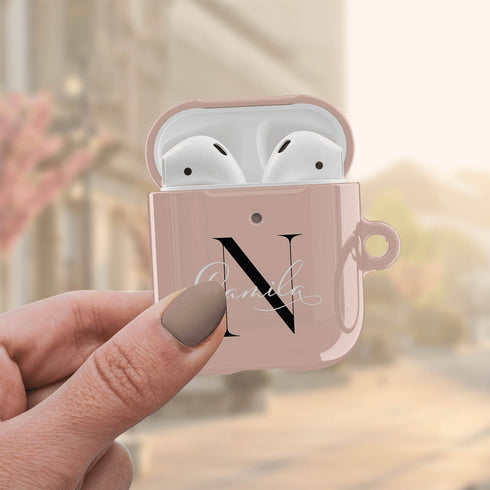 Monogram Personalized Solid AirPods Case