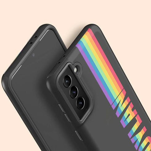 LGBTQ Custom Rainbow Name Pride Galaxy Case