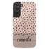 Speckled Dots Custom Name Galaxy Case