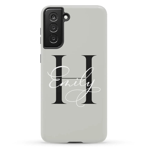 Monogram Personalized Solid Galaxy Case
