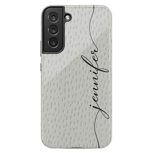 Personalized Name Calligraphy & Dots Galaxy Case