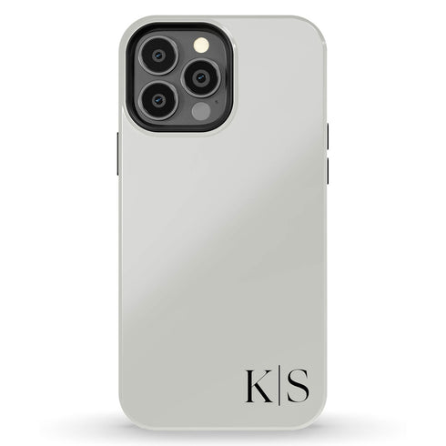 Custom Initials iPhone Case - Edge