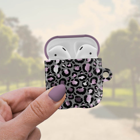 Golden Leopard Personalized Name AirPods Case