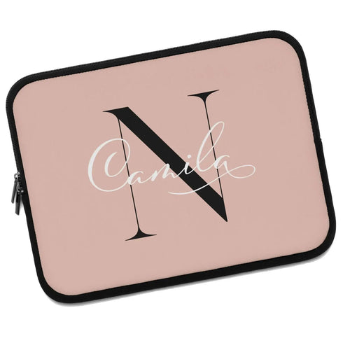 Monogram Name Laptop Sleeve