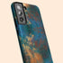 Patina Effect Custom Initials Galaxy Case