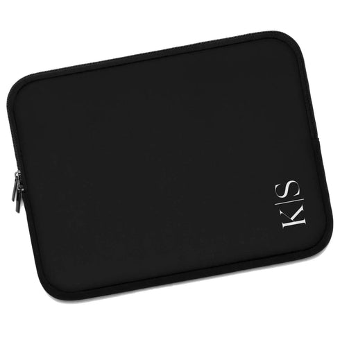 Custom Initials Laptop Sleeve - Vertical