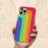 LGBTQ Pride Flag Rainbow Custom Name iPhone Case