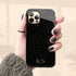 Dark Leopard Custom Initials iPhone Case