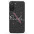 Monogram Personalized Dark Leopard Galaxy Case