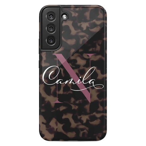 Monogram Personalized Tortoiseshell Galaxy Case