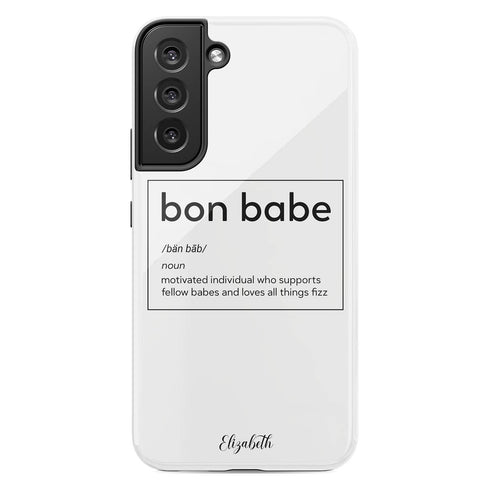 Bon Babe Custom Name Galaxy Case