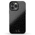 Dark Leopard Custom Initials iPhone Case