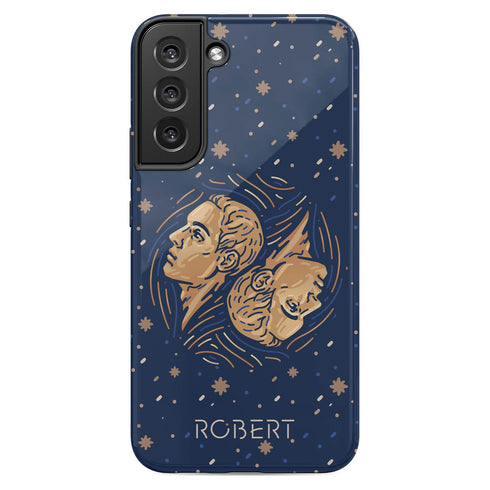 Zodiac Sign Personalized Name Galaxy Case