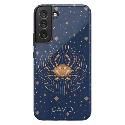 Zodiac Sign Personalized Name Galaxy Case
