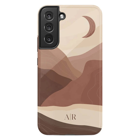 Boho Landscape Custom Initials Galaxy Case