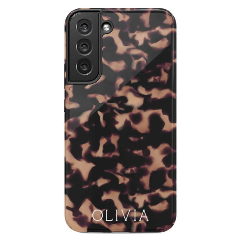 Tortoiseshell Custom Name Galaxy Case