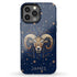 Zodiac Sign Personalized Name iPhone Case