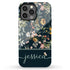 Elegant Flowers Custom Name iPhone Case