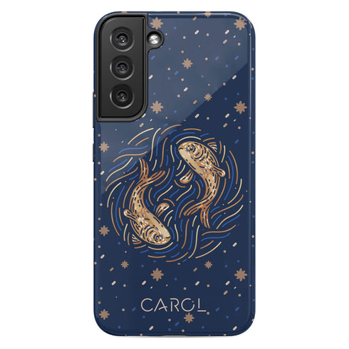 Zodiac Sign Personalized Name Galaxy Case