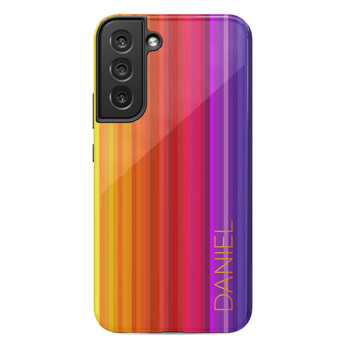 Unique LGBTQ Pride Rainbow Custom Name Galaxy Case
