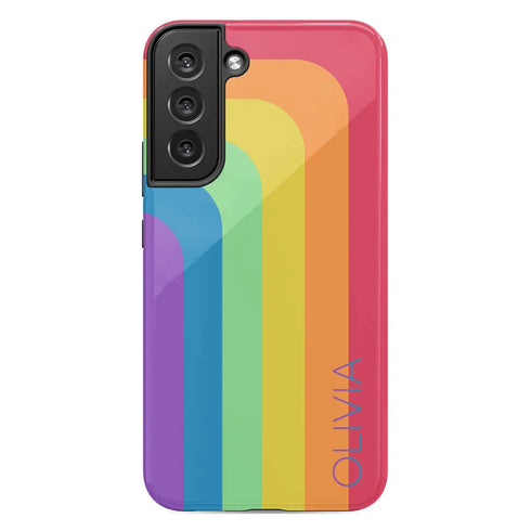 LGBTQ Pride Flag Rainbow Custom Name Galaxy Case