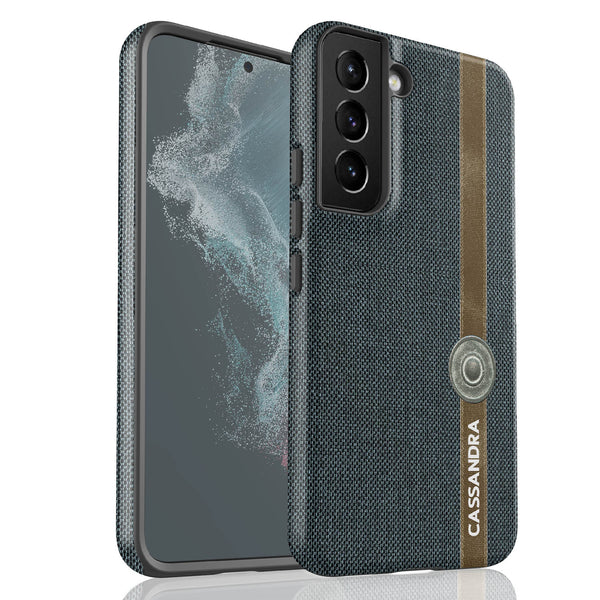 Personalized Cotton Fabric Denim Galaxy Case