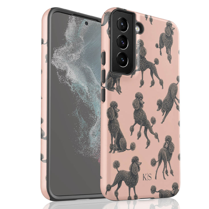Personalized French Poodles Galaxy Case