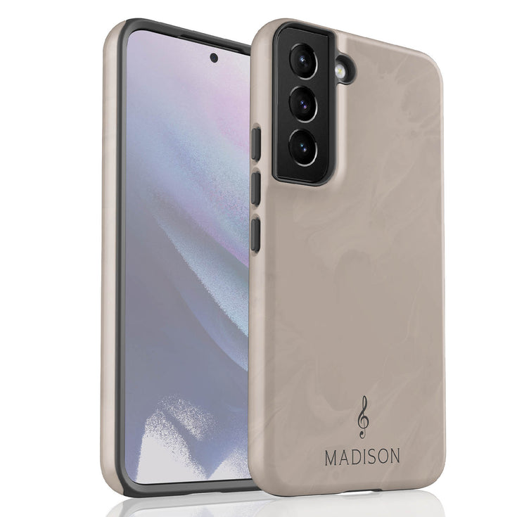 Custom G Clef Music Note Symbol Galaxy  Case