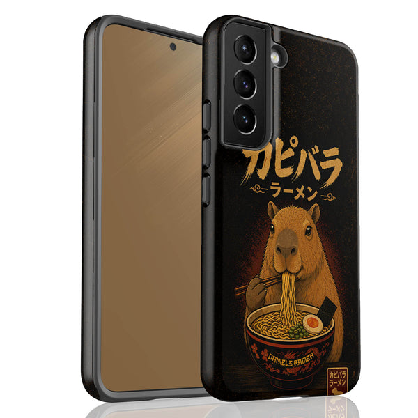 Personalized Capybara Ramen Galaxy Case