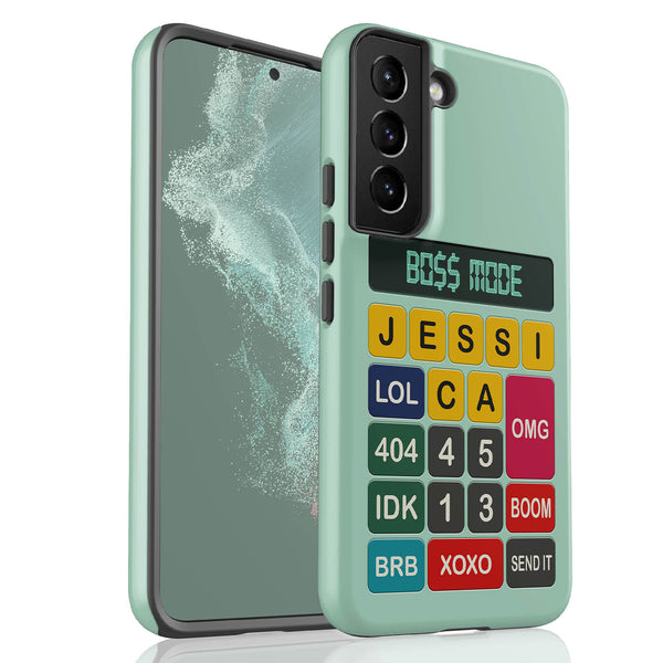 Personalized Retro Calculator Galaxy Case