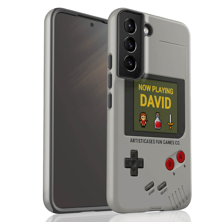 Personalized Pixel Retro Handheld Game Console Galaxy Case