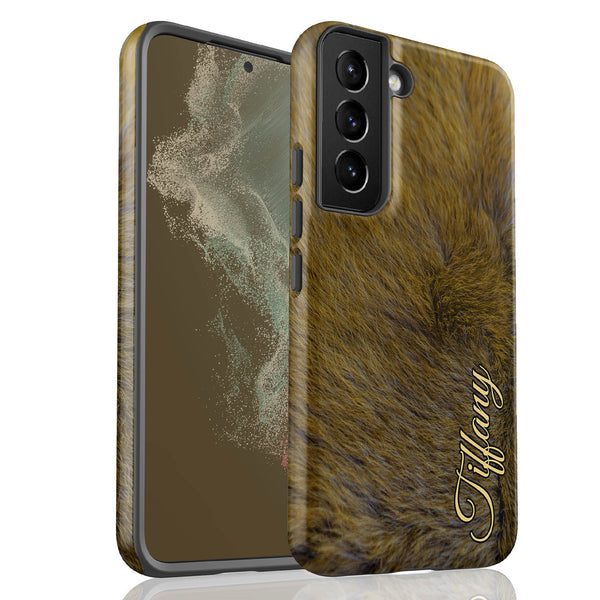 Personalized Whimsical Animal Fur Galaxy Case