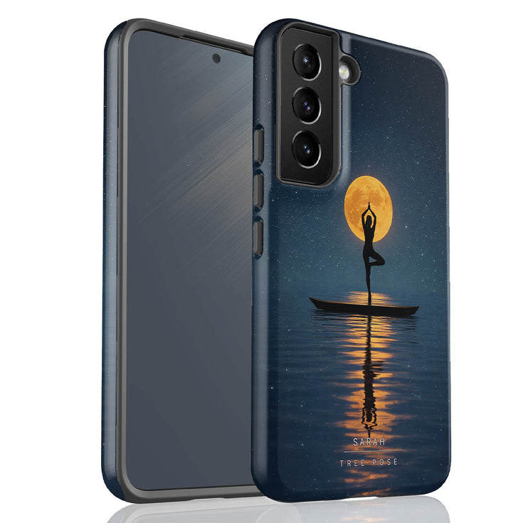 Personalized Calm Celestial Yoga Galaxy Case