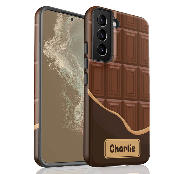 Personalized Sweet Chocolate Snack Bar Galaxy Case