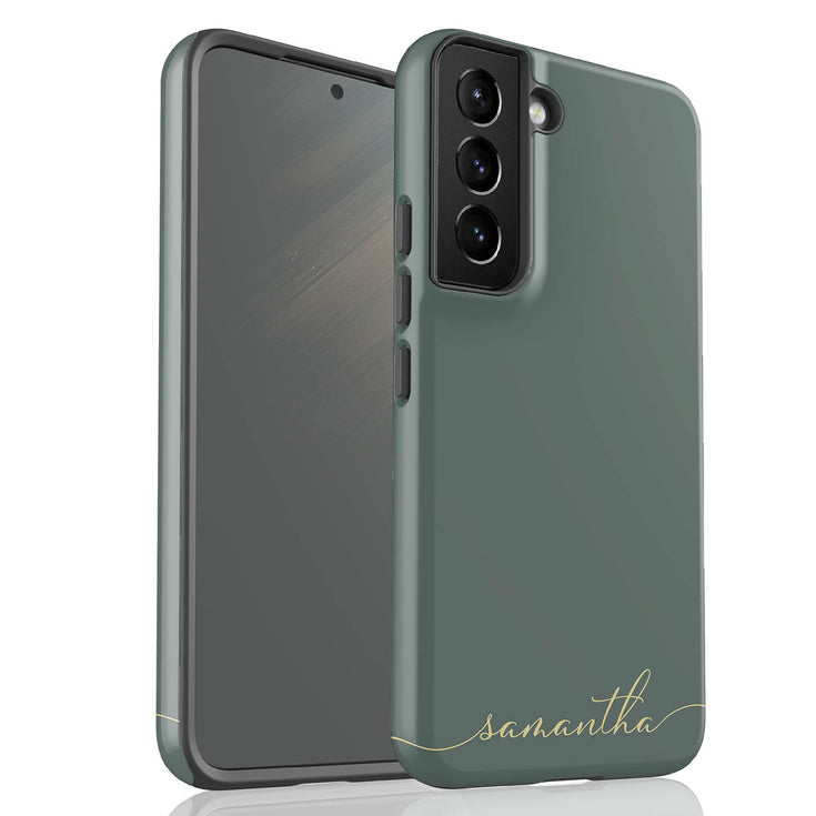 Custom Name Fresh Calligraphy Galaxy Case - Horizontal