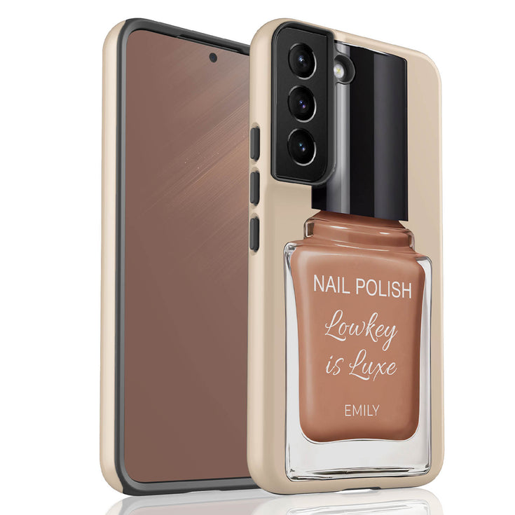 Personalized Glossy Nail Polish Galaxy Case