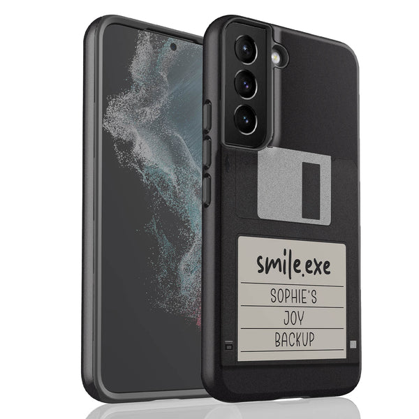 Personalized Emotional Backup Floppy Disk Galaxy Case