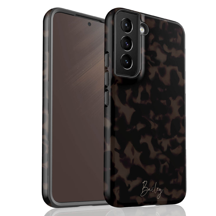 Custom Signature Name Tortoiseshell Galaxy Case