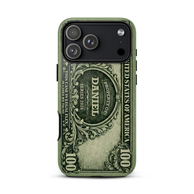 Personalized Classic 100 Dollar Note iPhone Case