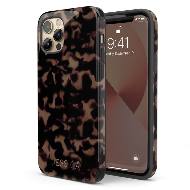 Custom Dark Edition Tortoiseshell iPhone Case