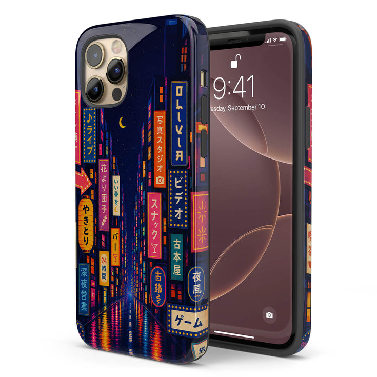 Personalized Midnight Tokyo iPhone Case