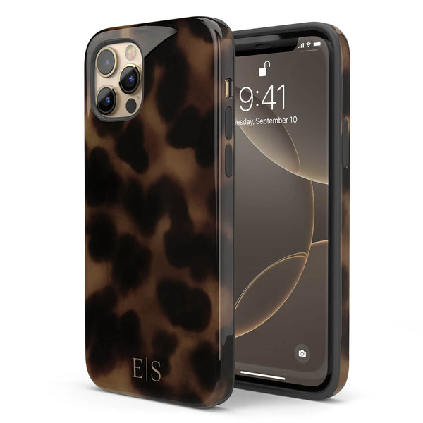 Personalized Amber Tortoise iPhone Case