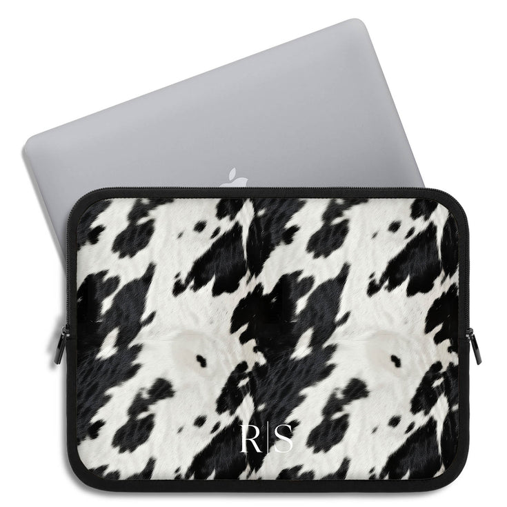 Personalized Cowhide Laptop Sleeve